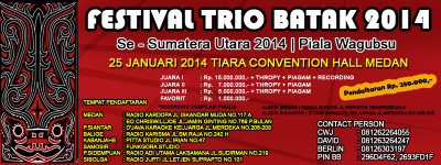 FESTIVAL TRIO BATAK 2014 | PIALA WAGUBSU