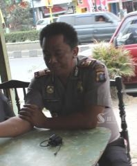 Kapolsek Tigabinanga, AKP Edi Sukamto. BAMBANG FRANSISCO/ SUMUTBERITA.com