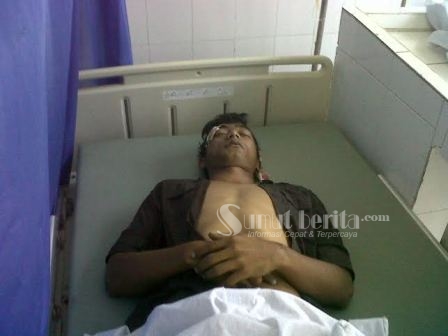 Jenazah korban saat di IGD. BAMBANG FRANSISCO/ SUMUTBERITA.com