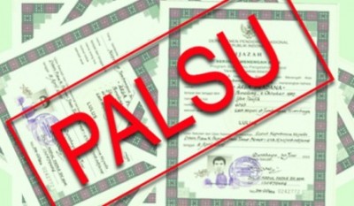 ilustrasi ijazah palsu/int