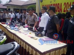 Operasi Sikat Toba 2015 yang digelar Polres Langkat.