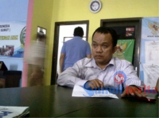 Ketua Fokja KPAID Sumut saat memberikan konfirmasi. 