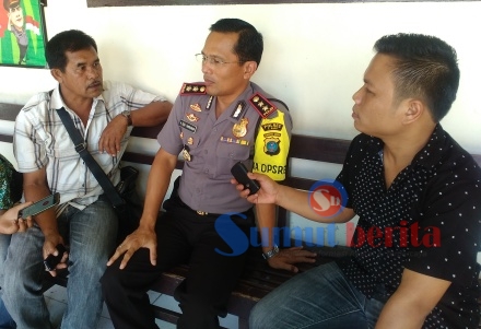 Kapolres Karo AKBP Victor Togi Tambunan saat memberikan keterangan kepada wartawan. SUMBER/dok